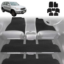 6D Diamond Car Floor Mats for Toyota Prado 2002 - 2009 (J120) - Custom-Fit Carpet Liner-7