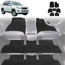 6D Diamond Car Floor Mats for Toyota Prado 2009 - 2013 (J150) - Custom-Fit Carpet Liner-7