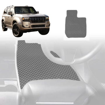 6D Diamond Car Floor Mats for Toyota LandCruiser Prado 2024 - Current (GX, GXL, VX, Altitude, Kakadu) - Custom-Fit Carpet Liner - 0