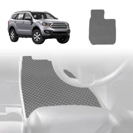 6D Diamond Car Floor Mats for Ford Everest 2015 - 2021 UA - Custom-Fit Carpet Liner - 0