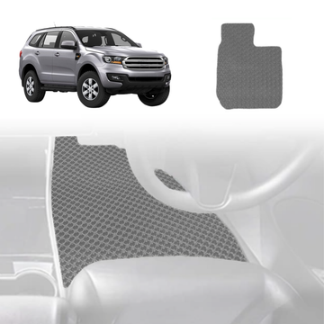 6D Diamond Car Floor Mats for Ford Everest 2015 - 2021 UA - Custom-Fit Carpet Liner - 0