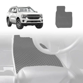 6D Diamond Car Floor Mats for Ford Everest 2022 - Current UA - Custom-Fit Carpet Liner - 0