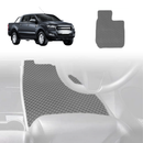 6D Diamond Car Floor Mats for Ford Ranger 2015 - 2018 (PX2 Dual Cab Ute) - Custom-Fit Carpet Liner-2