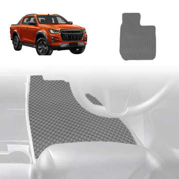 6D Diamond Car Floor Mats for Isuzu D-Max Crew Cab 2020 - Current RG - Custom-Fit Carpet Liner - 0