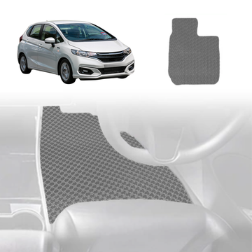 6D Diamond Car Floor Mats for Honda Jazz 2014 - 2021 (FIT GK/GH/GP) - Custom-Fit Carpet Liner - 0