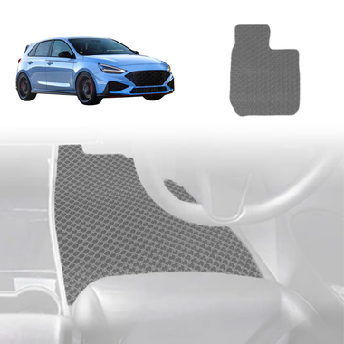 6D Diamond Car Floor Mats for Hyundai i30 N 2021 - Current Hatch Fastback - Custom-Fit Carpet Liner - 0