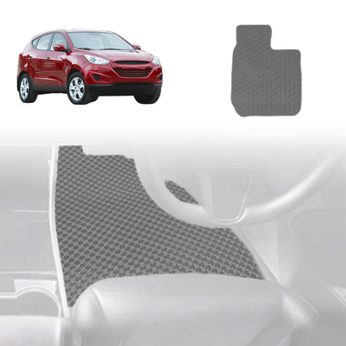 6D Diamond Car Floor Mats for Hyundai iX35 2010 - 2015 (LM) - Custom-Fit Carpet Liner - 0