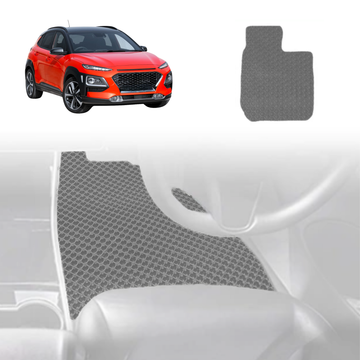 6D Diamond Car Floor Mats for Hyundai Kona 2017 - 2023 (OS) - Custom-Fit Carpet Liner - 0