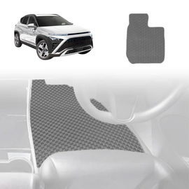 6D Diamond Car Floor Mats for Hyundai Kona 2023 - Current (SX2 Hybrid) - Custom-Fit Carpet Liner - 0