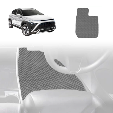 6D Diamond Car Floor Mats for Hyundai Kona 2023 - Current (SX2 Hybrid) - Custom-Fit Carpet Liner - 0
