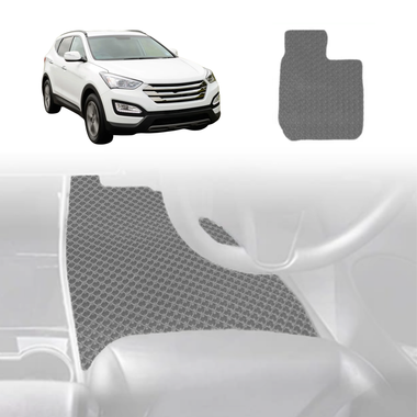 6D Diamond Car Floor Mats for Hyundai Santa Fe 2012 - 2018 (DM) - Custom-Fit Carpet Liner - 0