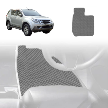 6D Diamond Car Floor Mats for Isuzu MU-X 2013 - 2020 RF - Custom-Fit Carpet Liner - 0