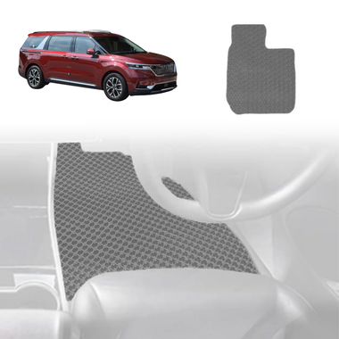 6D Diamond Car Floor Mats for Kia Carnival 2021 - Current (KA4) - Custom-Fit Carpet Liner - 0