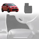 6D Diamond Car Floor Mats for Kia Picanto 2017 - Current (JA) - Custom-Fit Carpet Liner-16