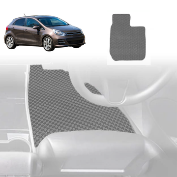 6D Diamond Car Floor Mats for Kia Rio 2016 - Current (YB SC) - Custom-Fit Carpet Liner - 0