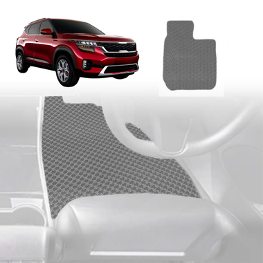 6D Diamond Car Floor Mats for Kia Seltos 2019 - Current (KX3 SP2c) - Custom-Fit Carpet Liner - 0