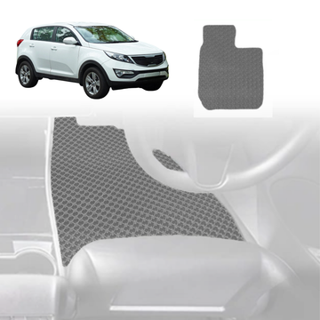 6D Diamond Car Floor Mats for Kia Sportage 2010 - 2015 - Custom-Fit Carpet Liner - 0
