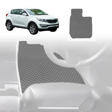 6D Diamond Car Floor Mats for Kia Sportage 2010 - 2015 - Custom-Fit Carpet Liner - 0