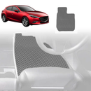 6D Diamond Car Floor Mats for Mazda 3 2014 - 2018 (BM BN) - Custom-Fit Carpet Liner-10