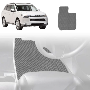6D Diamond Car Floor Mats for Mitsubishi Outlander 2018 - 2021 (ZJ/ZK/ZL) - Custom-Fit Carpet Liner - 0