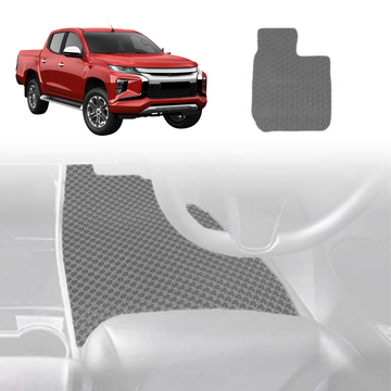 6D Diamond Car Floor Mats for Mitsubishi Triton Double Cab 2024 - Current (LC/MV) - Custom-Fit Carpet Liner - 0
