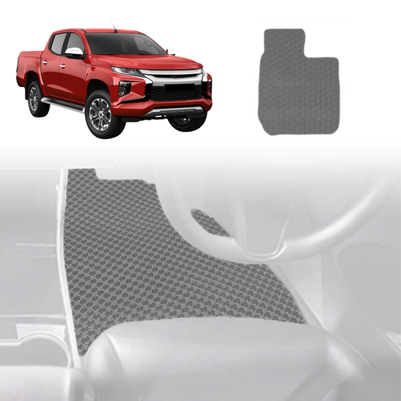 6D Diamond Car Floor Mats for Mitsubishi Triton Double Cab 2024 - Current (LC/MV) - Custom-Fit Carpet Liner