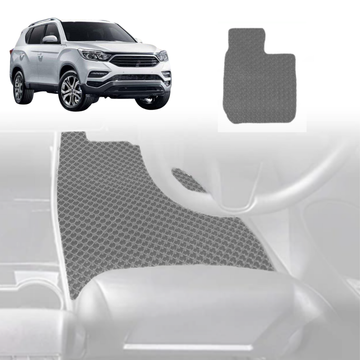 6D Diamond Car Floor Mats for SsangYong Rexton 2017 - Current Y290, Y400, Y450 - Custom-Fit Carpet Liner - 0