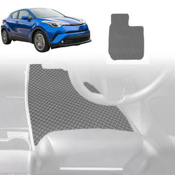 6D Diamond Car Floor Mats for Toyota C-HR 2017 - 2023 AX10, AX50, Facelift - Custom-Fit Carpet Liner - 0