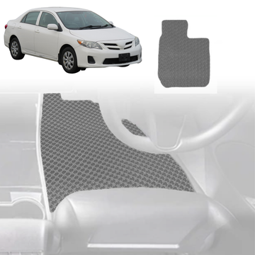 6D Diamond Car Floor Mats for Toyota Corolla 2007 - 2012 Hatch/Sedan (E140/150) - Custom-Fit Carpet Liner - 0