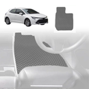 6D Diamond Car Floor Mats for Toyota Corolla 2018 - Current Hatch - Custom-Fit Carpet Liner-16