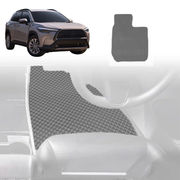 6D Diamond Car Floor Mats for Toyota Corolla Cross 2020 - Current (XG10) - Custom-Fit Carpet Liner - 0