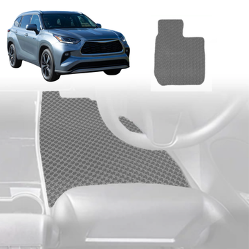 6D Diamond Car Floor Mats for Toyota Kluger 2021 - Current (XU70) - Custom-Fit Carpet Liner - 0