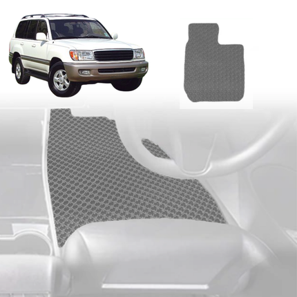 6D Diamond Car Floor Mats for Toyota LandCruiser 100 1998 - 2007 - Custom-Fit Carpet Liner - 0