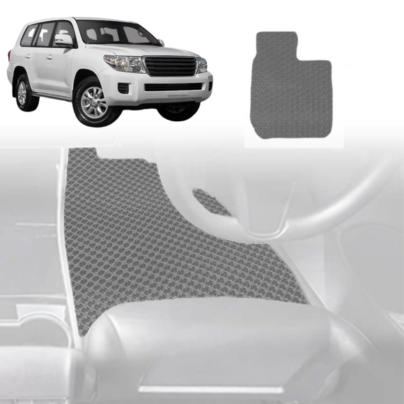 6D Diamond Car Floor Mats for Toyota LandCruiser 200 2012 - 2021 (GX GXL) - Custom-Fit Carpet Liner