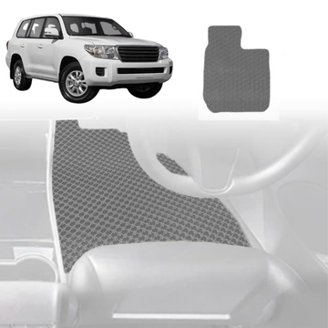 6D Diamond Car Floor Mats for Toyota LandCruiser 200 2012 - 2021 (GX GXL) - Custom-Fit Carpet Liner - 0