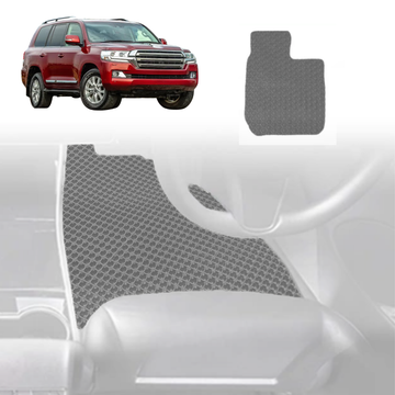6D Diamond Car Floor Mats for Toyota LandCruiser 200 2012 - 2021 (Sahara) - Custom-Fit Carpet Liner - 0