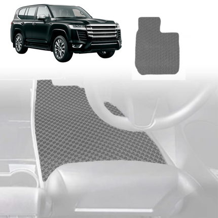 6D Diamond Car Floor Mats for Toyota LandCruiser 300 2021 - Current - Custom-Fit Carpet Liner - 0