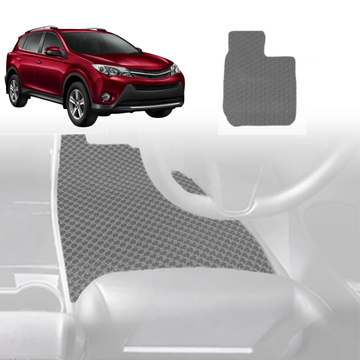 6D Diamond Car Floor Mats for Toyota RAV4 2012 - 2019 (XA40) - Custom-Fit Carpet Liner - 0