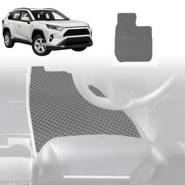 6D Diamond Car Floor Mats for Toyota RAV4 2019 - Current (XA50) - Custom-Fit Carpet Liner - 0