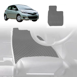 6D Diamond Car Floor Mats for Toyota Yaris 2011 - 2020 XP90, XP130 - Custom-Fit Carpet Liner - 0