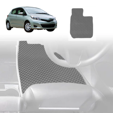 6D Diamond Car Floor Mats for Toyota Yaris 2011 - 2020 XP90, XP130 - Custom-Fit Carpet Liner - 0