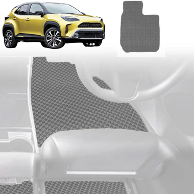 6D Diamond Car Floor Mats for Toyota Yaris Cross 2020 - Current - Custom-Fit Carpet Liner - 0
