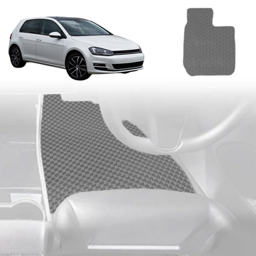 6D Diamond Car Floor Mats for VolksWagen Golf 2013 - 2021 Hatch/Wagon (MK7) - Custom-Fit Carpet Liner - 0