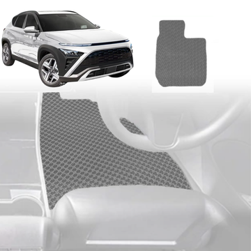 6D Diamond Car Floor Mats for Hyundai Kona 2023 - Current (SX2 Petrol) - Custom-Fit Carpet Liner - 0