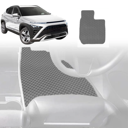6D Diamond Car Floor Mats for Hyundai Kona 2023 - Current (SX2 Petrol) - Custom-Fit Carpet Liner - 0