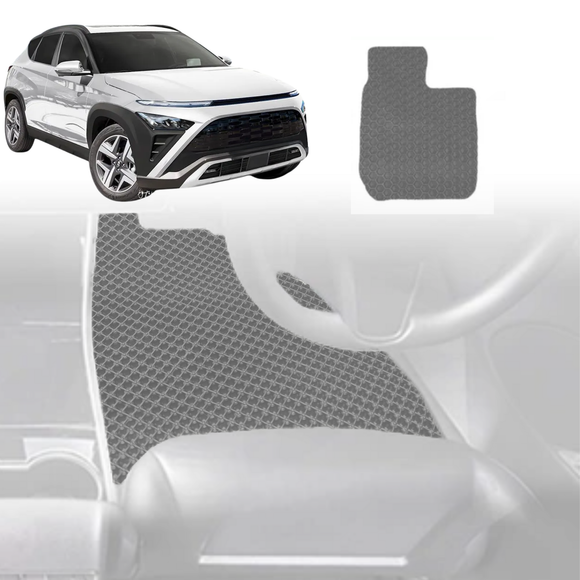 6D Diamond Car Floor Mats for Hyundai Kona 2023 - Current (SX2 Petrol) - Custom-Fit Carpet Liner