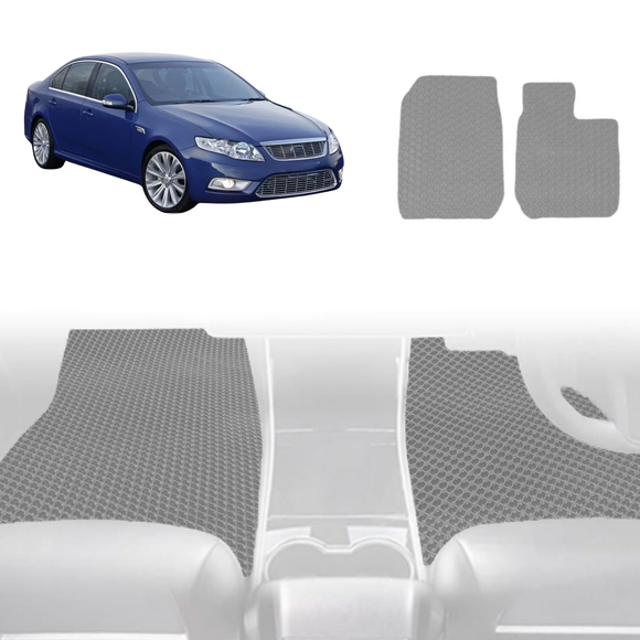 6D Diamond Car Floor Mats for Ford Falcon 2008 - 2014 (FG) - Custom-Fit Carpet Liner