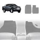 6D Diamond Car Floor Mats for Ford Ranger 2015 - 2018 (PX2 Dual Cab Ute) - Custom-Fit Carpet Liner-4