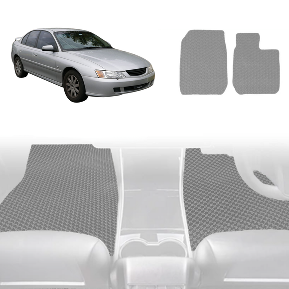 6D Diamond Car Floor Mats for Holden Commodore 1997 - 2006 (VT VX VY VZ) - Custom-Fit Carpet Liner