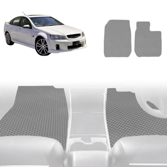 6D Diamond Car Floor Mats for Holden Commodore 2007 - 2013 (VE) - Custom-Fit Carpet Liner